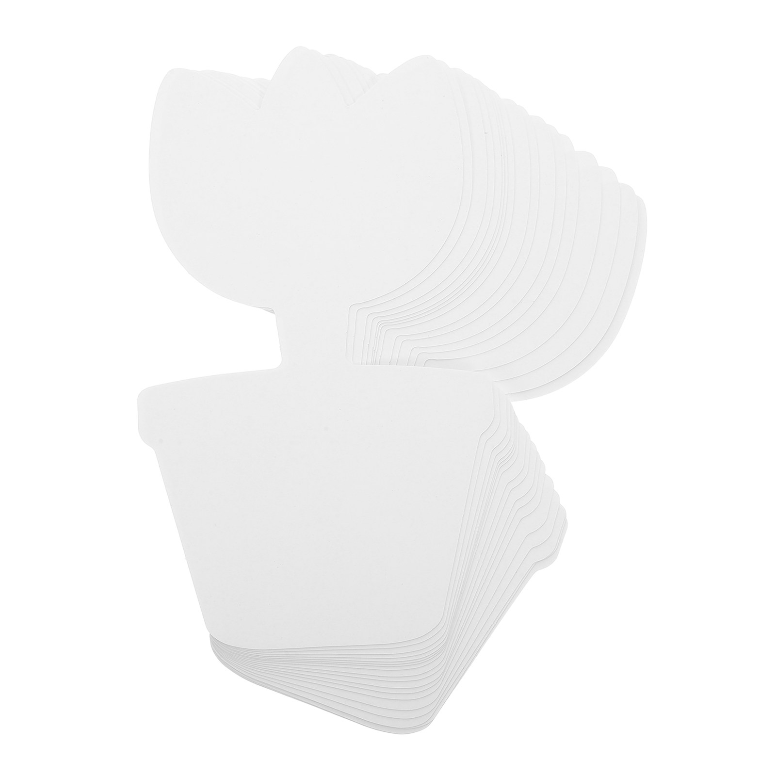 20Pcs DIY Unpainted Flower Pot - đánh giá và giá Art Craft Cardboard