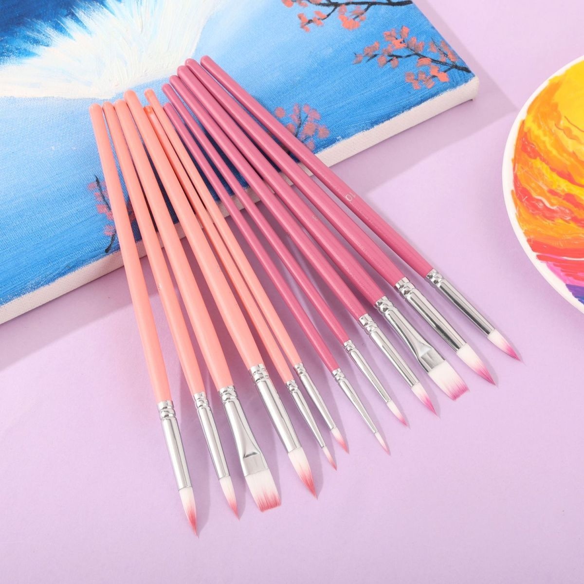 6 Pcs Set Nylon Hair Watercolo - đánh giá và giá Gouache Paint Set