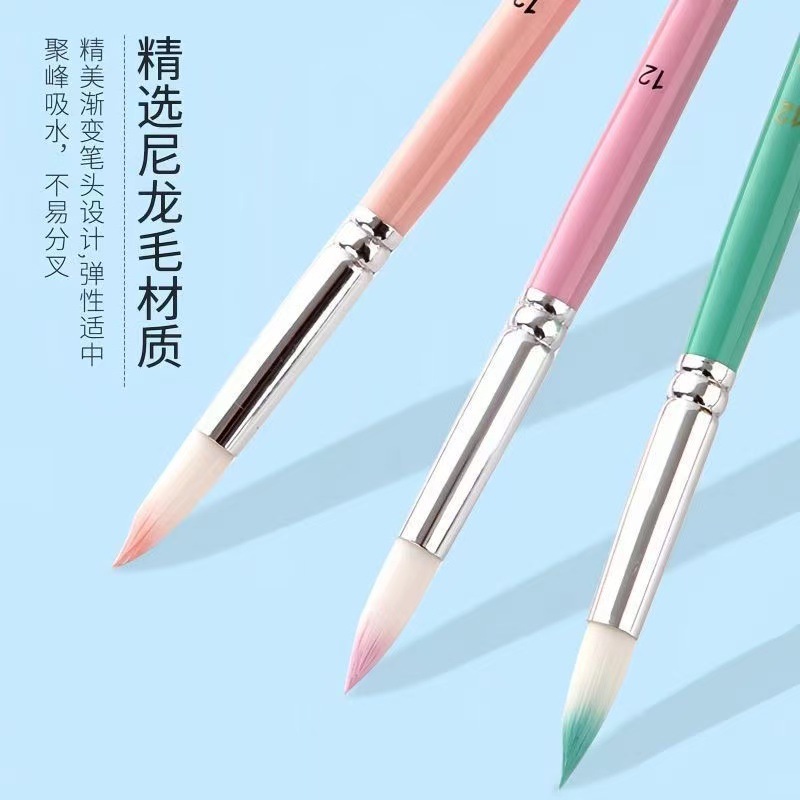 6 Pcs Set Nylon Hair Watercolo - đánh giá và giá Gouache Paint Set