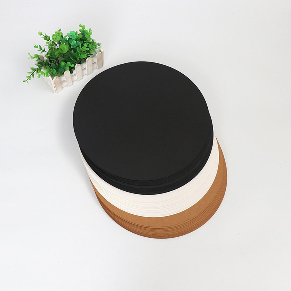 20Pcs Round Kraft Paper Smooth - đánh giá và giá Art Craft Cardboard