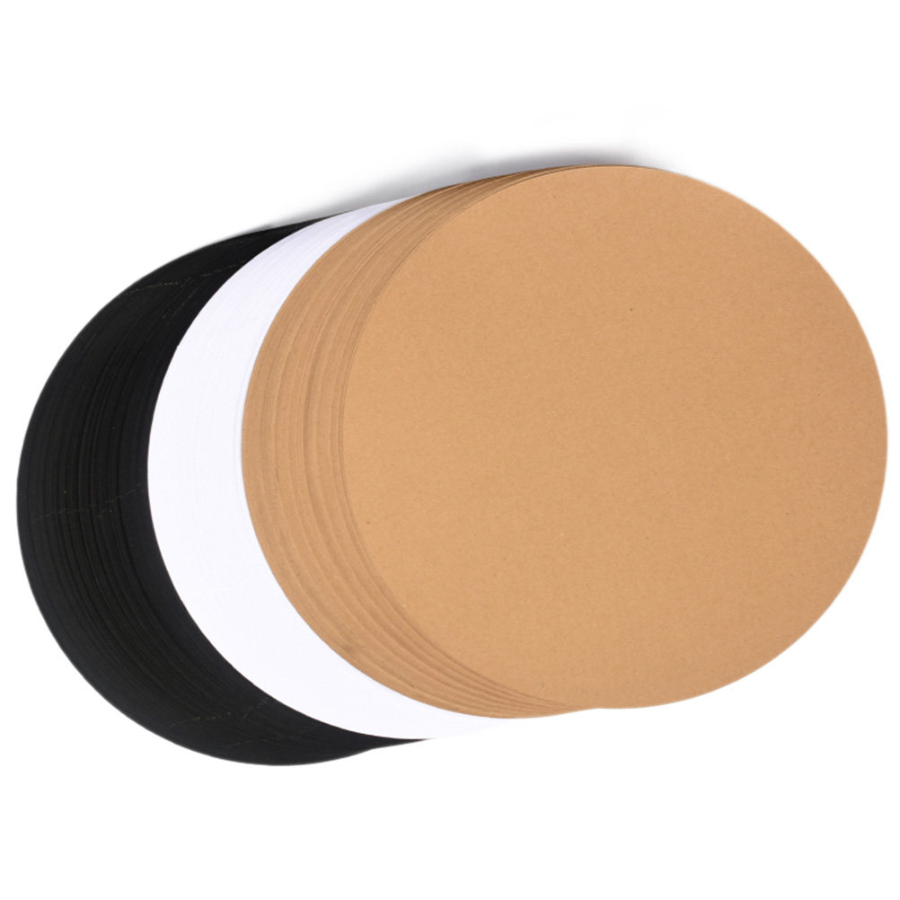 20Pcs Round Kraft Paper Smooth - đánh giá và giá Art Craft Cardboard