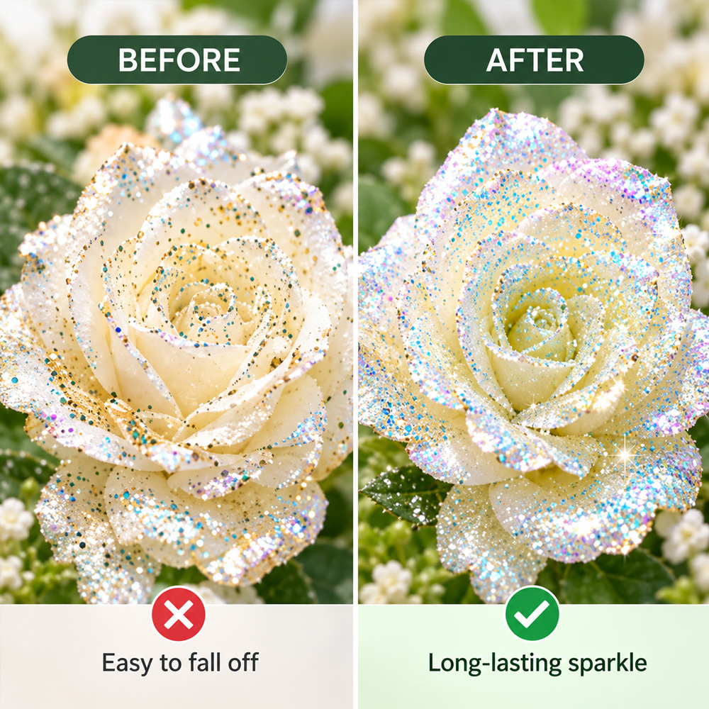 Floral Glitter Spray Kit with  - đánh giá và giá Art Craft Kit