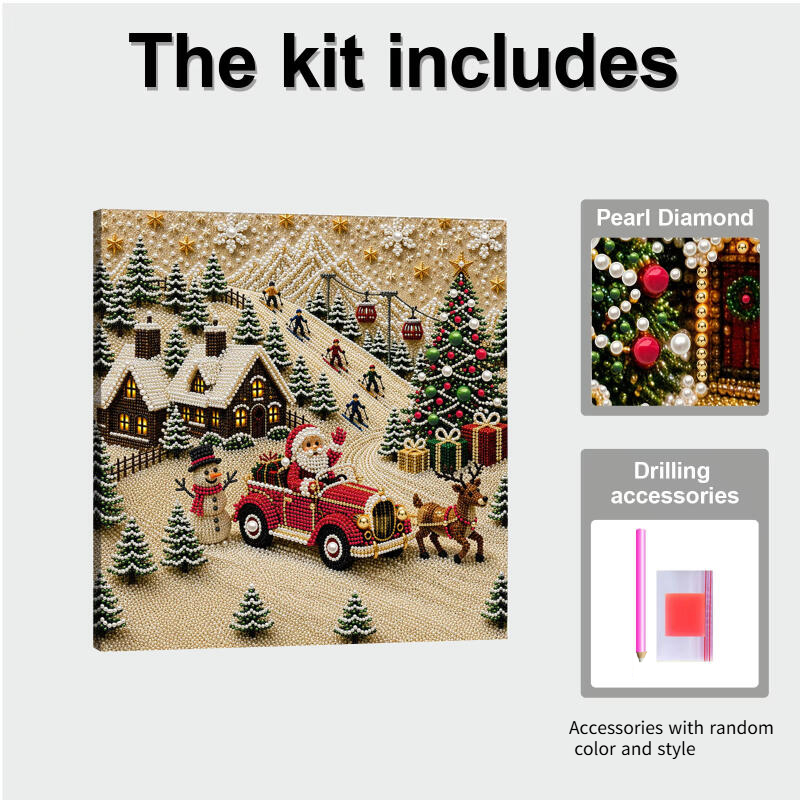 Christmas Pearl Painting Art K - đánh giá và giá Art Craft Kit