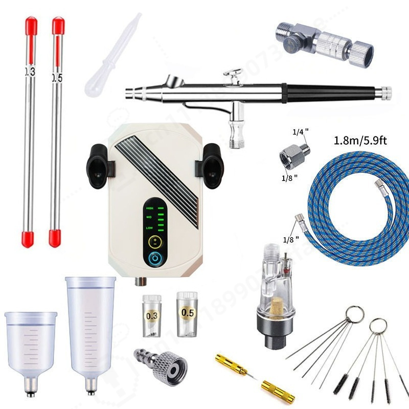 Mini Airbrush Compressor Kit,  - đánh giá và giá Art Craft Kit