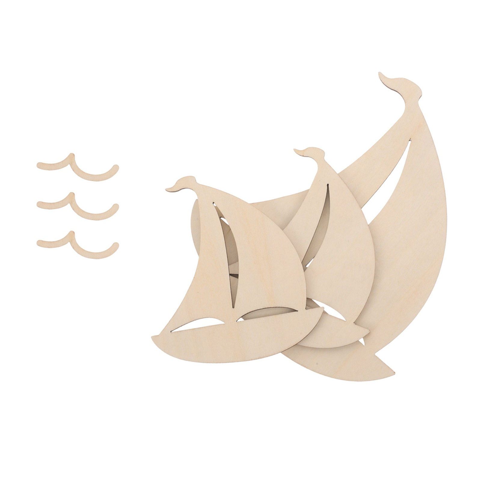 6Pcs Wooden Sailboat Nursery W - đánh giá và giá Art And Craft For Nursery