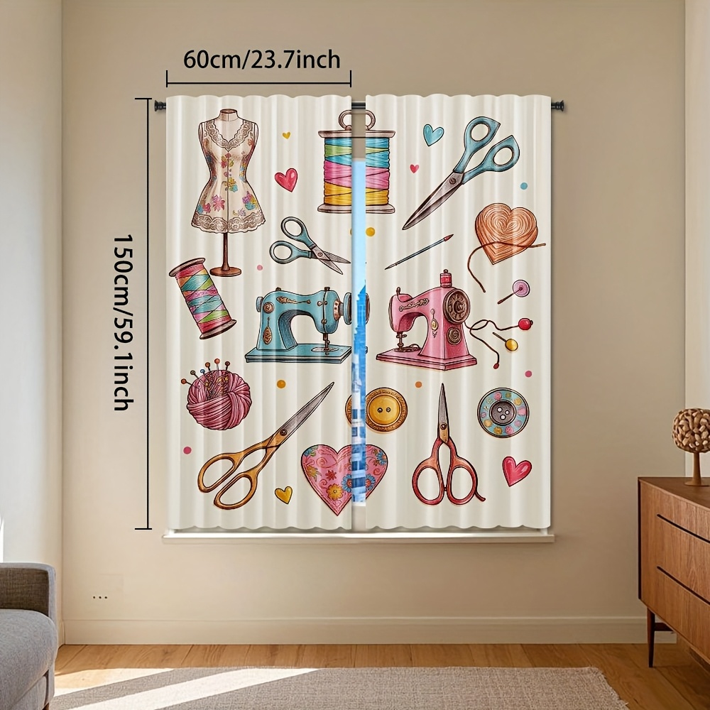 Sewing Craft Room Decor Curtai - đánh giá và giá Art And Craft For Nursery