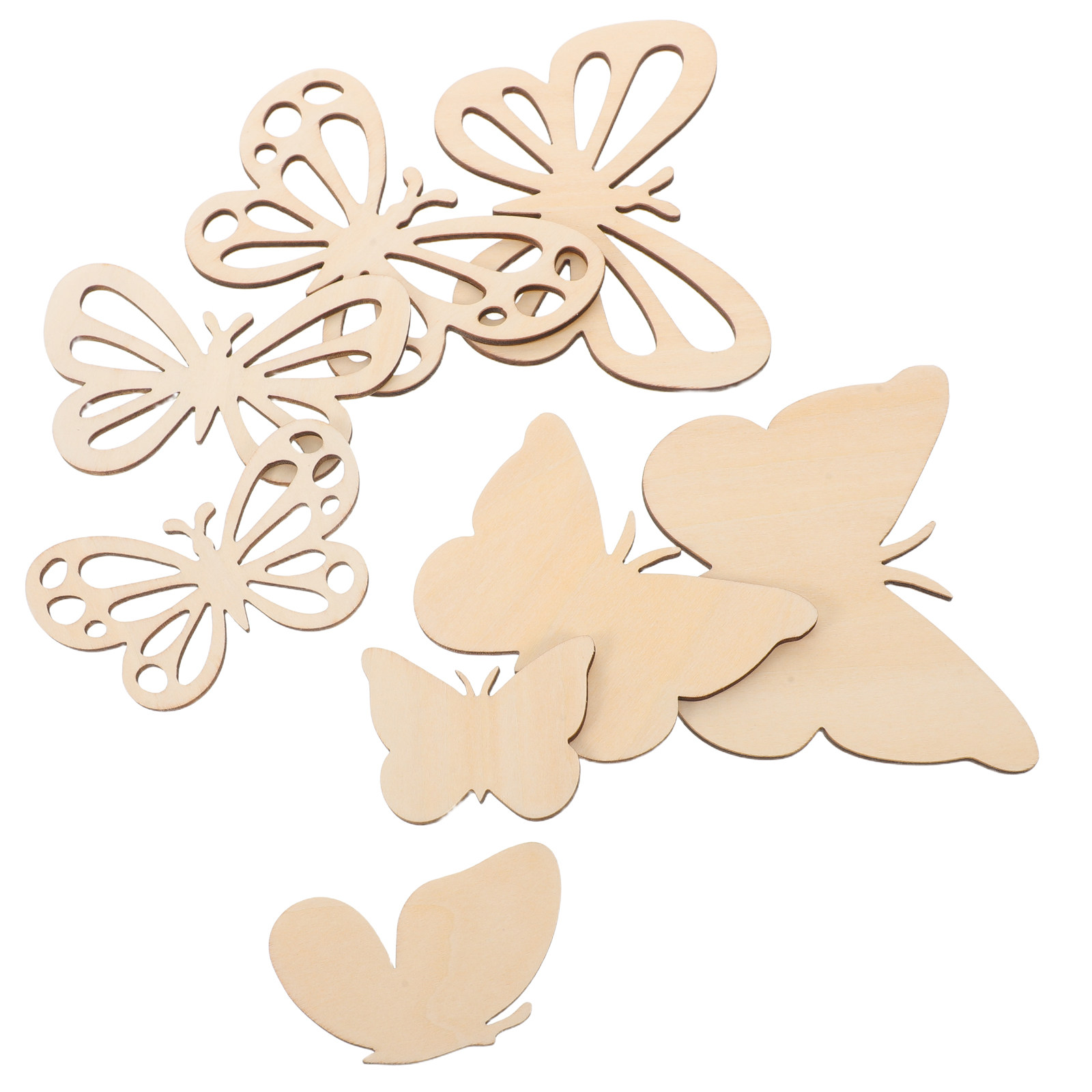 16pcs Unfinished Wood Butterfl - đánh giá và giá Art And Craft For Nursery