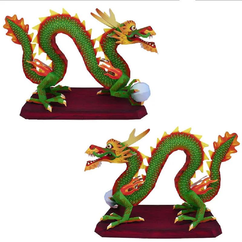 Chinese Dragon Loong Handmade  - đánh giá và giá Art Craft Cardboard