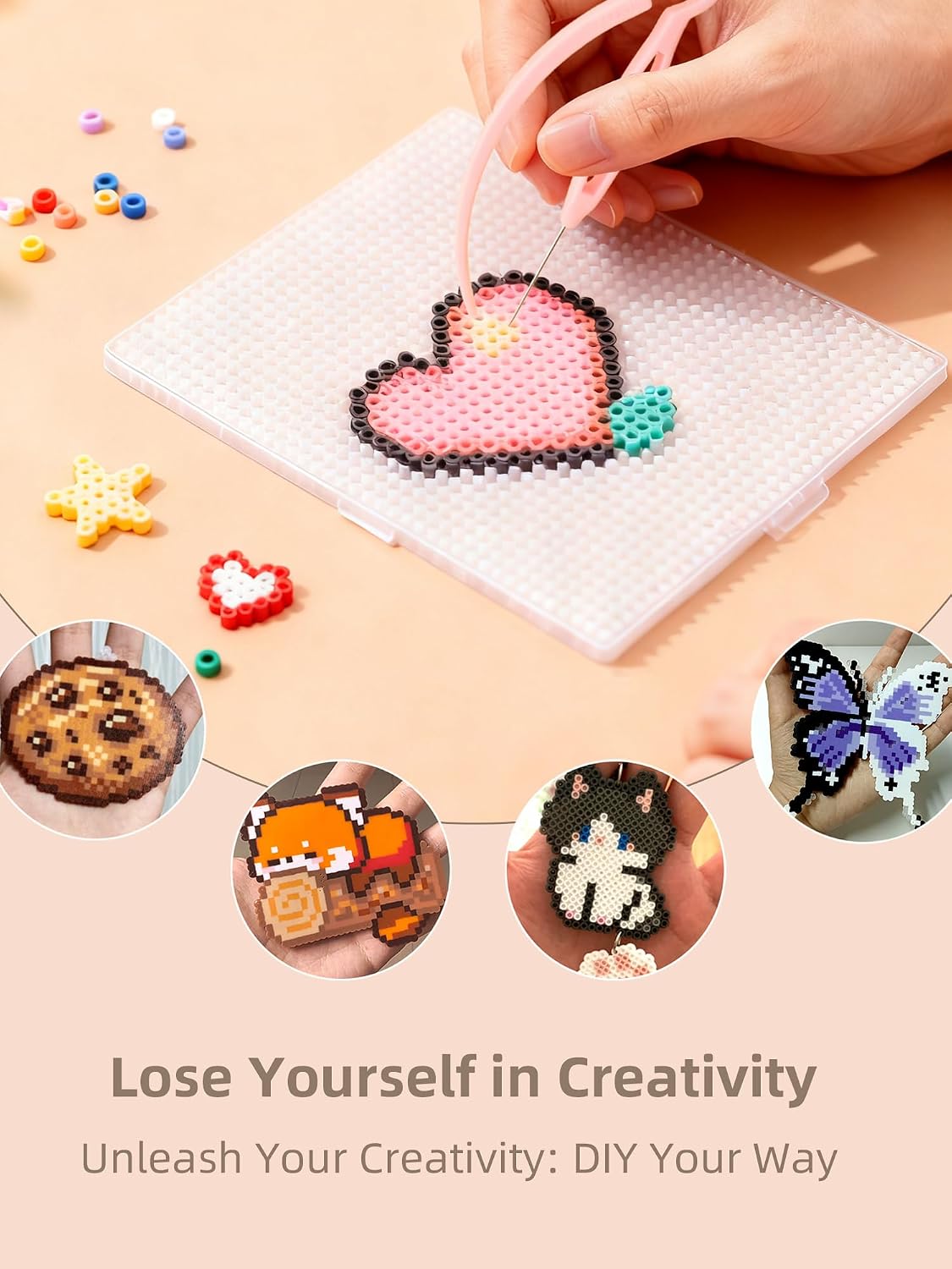 Fuse Beads Kit-Easy DIY-96 Col - đánh giá và giá Art Craft Kit